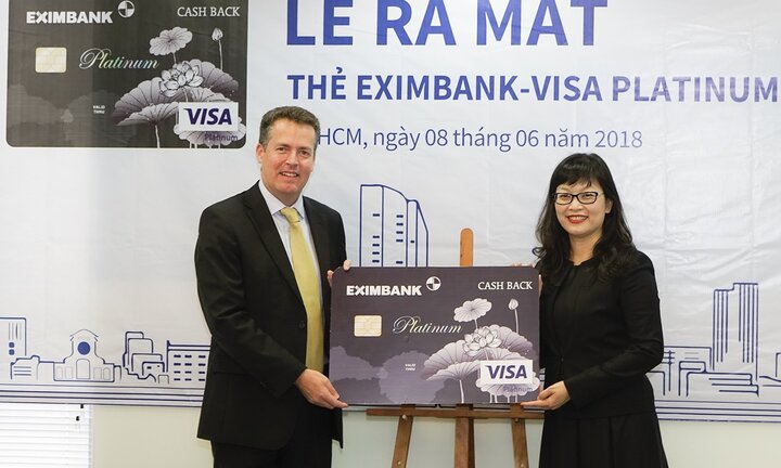 'Dùng thẻ chi tiêu, nhận ngay tiền thưởng' cùng thẻ tín dụng Eximbank – Visa Platinum Cash Back
