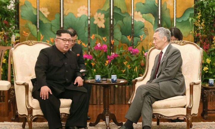 Video: Nhà lãnh đạo Kim Jong-un cười rạng rỡ, cảm ơn Thủ tướng Lý Hiển Long
