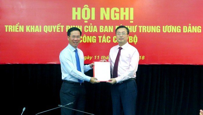 Phó chủ nhiệm Văn phòng Chủ tịch nước giữ chức Phó trưởng Ban Tuyên giáo TƯ