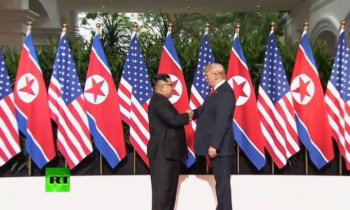 TRỰC TIẾP hội nghị thượng đỉnh Mỹ-Triều: Cuộc gặp lịch sử giữa ông Trump và ông Kim Jong-un