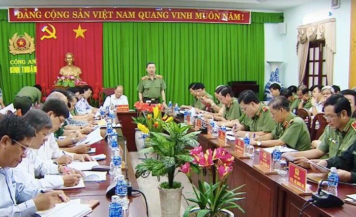 Bộ trưởng Công an chỉ đạo xử nghiêm nghi can phá hoại tài sản nhà nước
