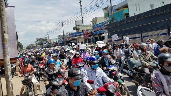 Tạm giữ 18 nghi can cầm đầu gây rối ở Đồng Nai