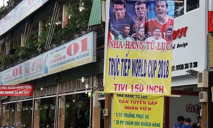 Tự ý phát World Cup trên Facebook có thể bị phạt đến 100 triệu đồng