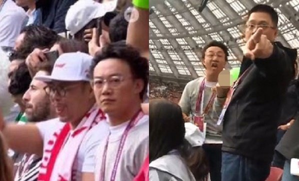 'Ông hoàng âm nhạc' Trung Quốc giơ ngón tay thối, chửi bới ở World Cup 2018