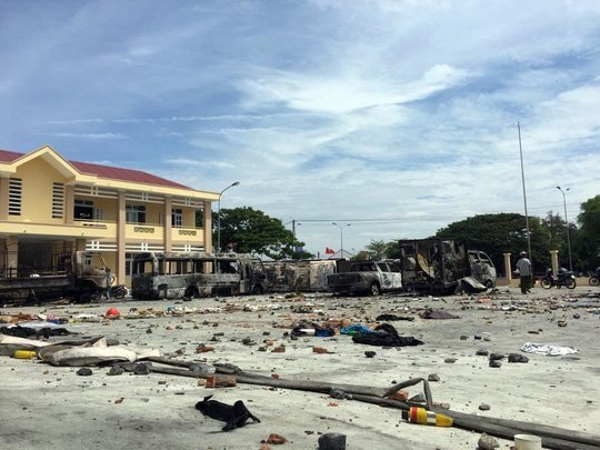 Khởi tố 7 nghi can cầm đầu kích động người dân gây rối ở Bình Thuận