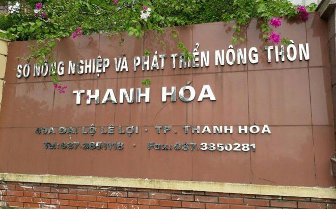 Kỷ luật cảnh cáo Phó chánh văn phòng Sở Nông nghiệp và Phát triển nông thôn Thanh Hóa