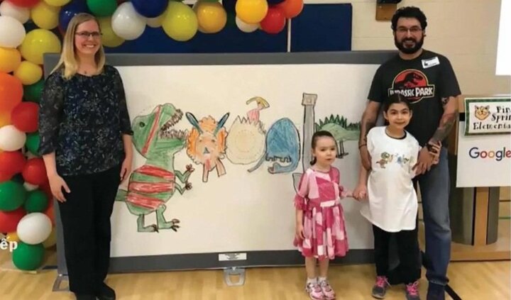 Vẽ nguệch ngoạc, bé 6 tuổi ẵm trọn 2 tỷ đồng của Google