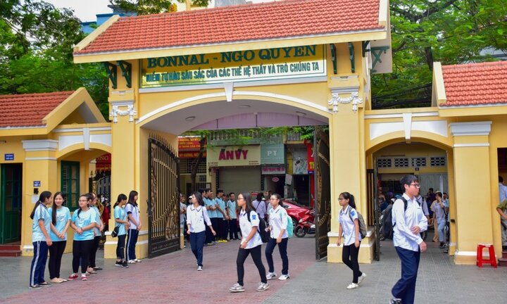 Điểm chuẩn vào lớp 10 ở Hải Phòng năm 2018