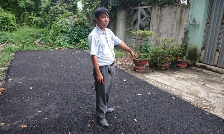 Bỏ tiền làm đường giúp dân bị còng tay vì không xin phép: Thông tin mới