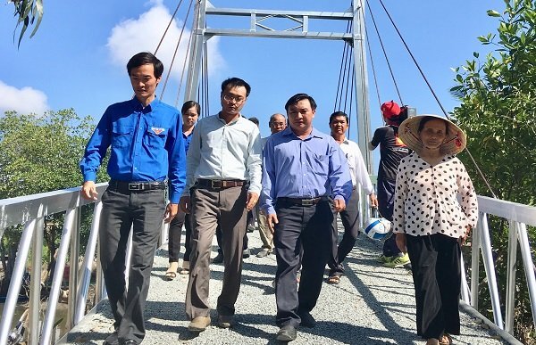Tân Hiệp Phát tiếp tục khánh thành cầu thép dây văng cho bà con nghèo Bạc Liêu