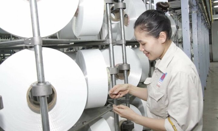Nhà máy Xơ sợi Đình Vũ đã xuất bán 149 tấn sợi Filament