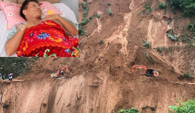 Sạt lở khủng khiếp vùi lấp 2 máy xúc ở Lai Châu: Tài xế kể lại phút cận kề sinh tử