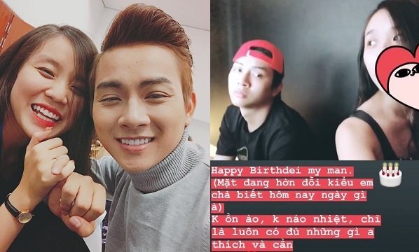 Bạn gái đăng clip chúc mừng sinh nhật Hoài Lâm cực ngọt ngào
