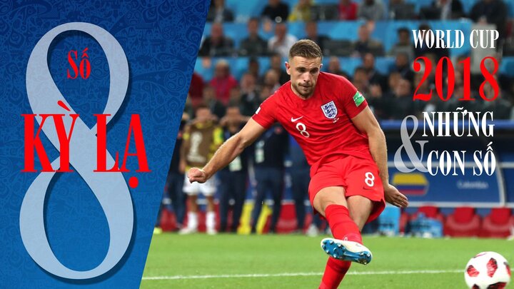 Số 8 kỳ lạ của đội tuyển Anh ở World Cup