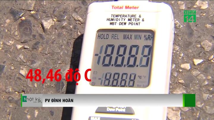 Đâu là thủ phạm khiến Hà Nội nóng như lò nung, nhiệt độ thực tế tới 49°C?