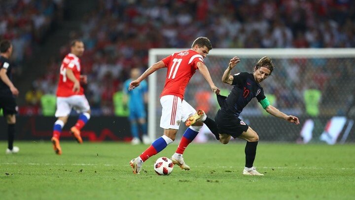 Thắng Nga kịch tính sau loạt luân lưu 11m, Croatia vào bán kết gặp tuyển Anh