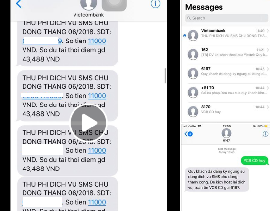 Nhiều khách hàng Vietcombank bị 'khủng bố' SMS trong sáng 8/7: Ngân hàng nói gì?