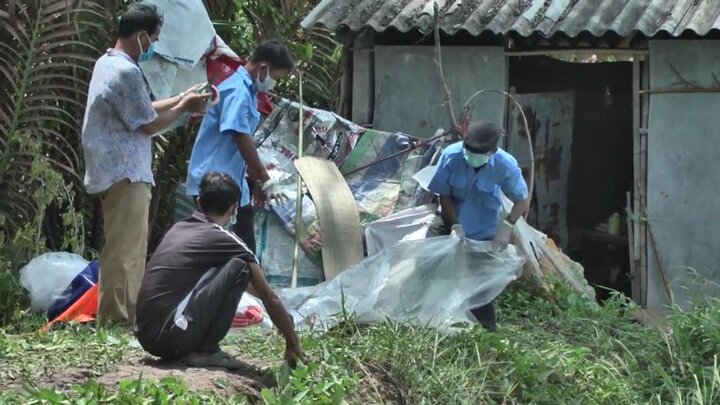 Phát hiện một xác chết đang phân hủy trong lu tại Trà Vinh