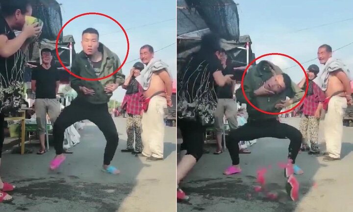 Clip: Thanh niên nhảy dẻo như tháo khớp khiến người xem hú hồn bỏ chạy
