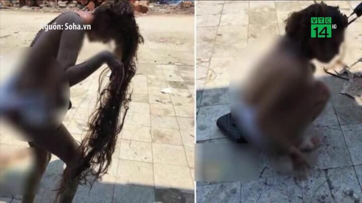 Cô gái bị lột đồ, đổ mắm tôm lên người ở Hà Nội: Do đánh ghen?