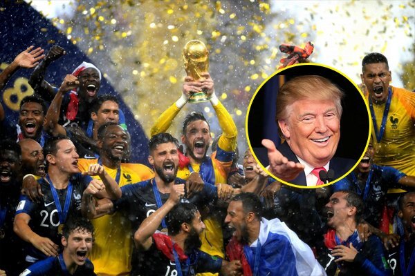 Tổng thống Trump khen Pháp đá phi thường, chúc mừng Nga tổ chức World Cup thành công
