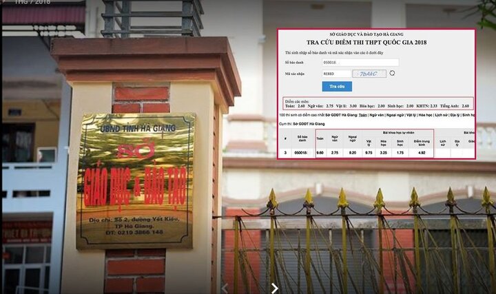 Sau chấm thẩm định, điểm thi của 3 thí sinh top cao nhất Hà Giang bị đánh tụt thế nào?