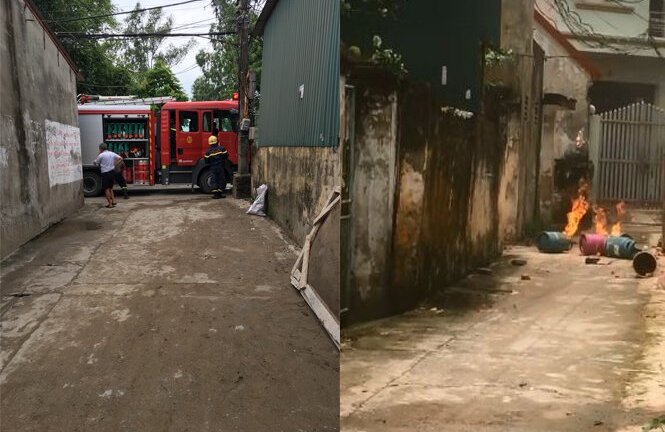 Níu kéo không thành, người đàn ông mang 4 bình gas đến đốt nhà bố vợ