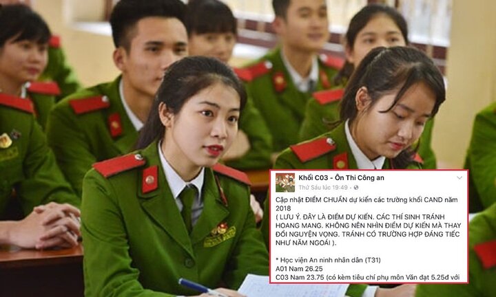 Loạn điểm chuẩn dự kiến vào các trường CAND trên mạng xã hội: Bộ Công an thông tin chính thức