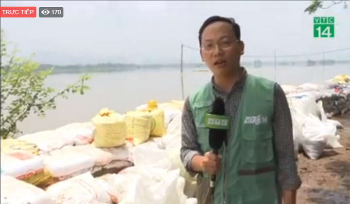 VIDEO Trực tiếp: Mưa lũ tấn công miền Bắc, uy hiếp đê sông Bùi