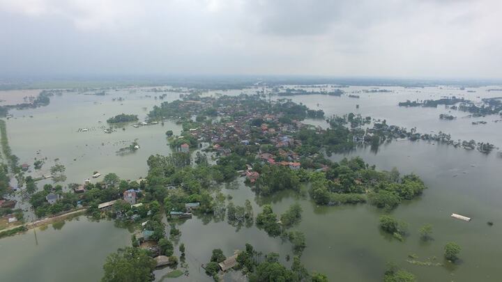 Tin lũ khẩn cấp trên sông Bùi, Hà Nội