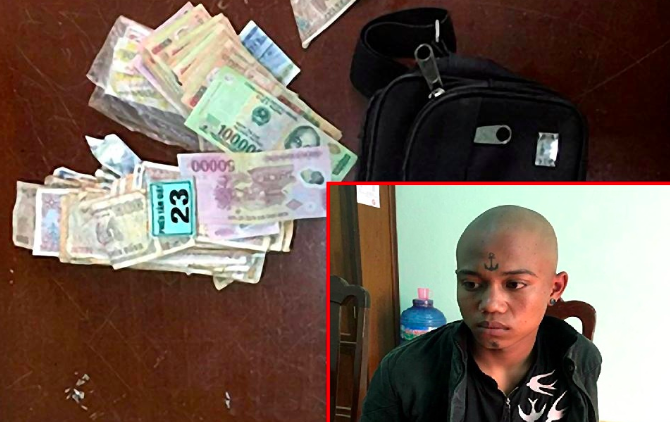 Từ hình xăm mỏ neo giữa trán, tên cướp bị sa lưới ở Gia Lai