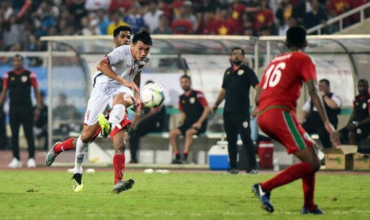 Xem mãi không chán siêu phẩm hiếm thấy của Đoàn Văn Hậu vào lưới U23 Oman
