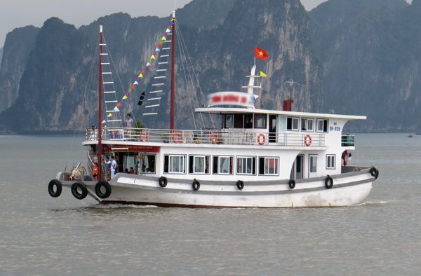 Hàng chục tàu du lịch bị đình chỉ hoạt động trên vịnh Hạ Long, Bái Tử Long