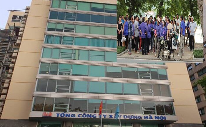 Hàng trăm công nhân bắt xe từ Thanh Hoá ra Hà Nội đòi lương và bảo hiểm