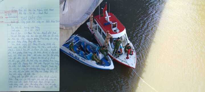 Cứu người phụ nữ nhảy cầu tự tử, CSGT Huế được dân viết thư cảm ơn