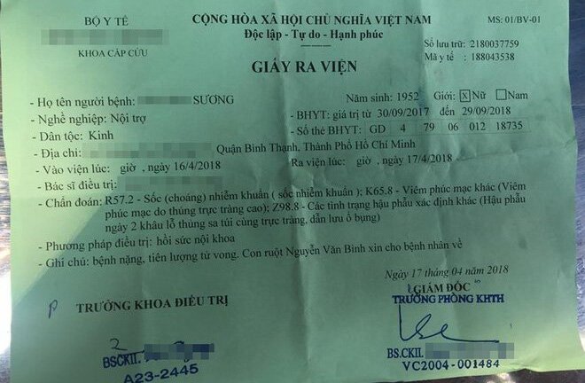 Bác sĩ làm bệnh nhân tai biến bị tước chứng chỉ hành nghề