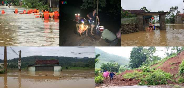 Toàn cảnh mưa lũ càn quét sau bão số 4 tại Bắc Bộ và Bắc Trung Bộ