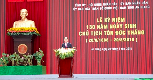 Chủ tịch nước: Nguyện phấn đấu thực hiện mong muốn của Bác Hồ, Bác Tôn