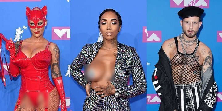 Những màn khoe thân lố bịch 'nhức mắt' nhất thảm đỏ MTV VMAs