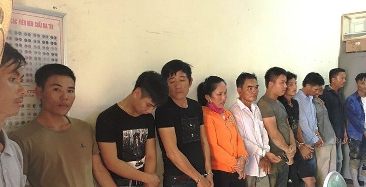 Bắt giữ 19 con bạc sát phạt bằng hình thức cá độ chọi trâu ở Nghệ An