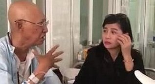 Thăm nghệ sĩ Lê Bình đang bị ung thư, Cát Phượng xót xa