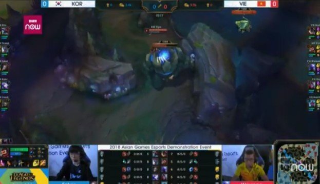 VIDEO trực tiếp Liên Minh Huyền Thoại ASIAD 2018: Việt Nam vs Hàn Quốc
