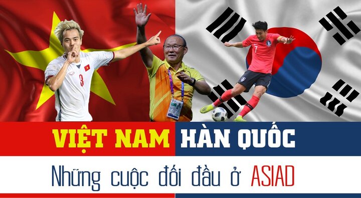 Infographic: Những cuộc đối đầu Việt Nam vs Hàn Quốc ở ASIAD