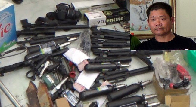 Bắt một người thuộc tổ chức khủng bố Việt Tân, thu 9 khẩu súng, 500 viên đạn