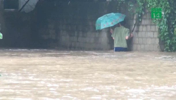 Thành phố Điện Biên Phủ chìm trong mưa lũ