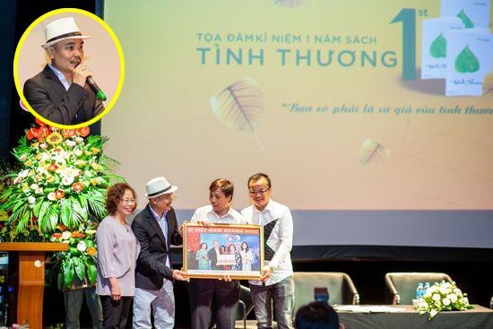 500 triệu đồng bán sách 'Tình thương' được trao cho quỹ thiện nguyện