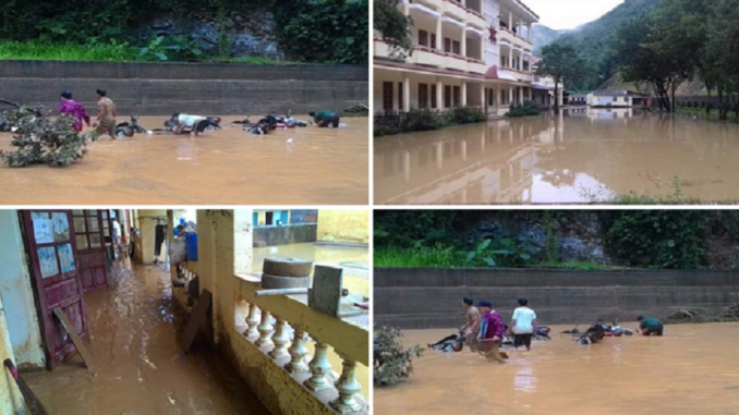 Sơ tán giáo viên, học sinh khi cần để ứng phó mưa lũ