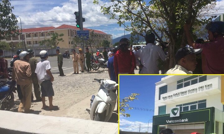 Truy tìm 2 thanh niên cướp ngân hàng ở Khánh Hòa