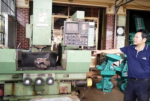 Máy máy sấy dùng công nghệ nhiệt sinh khối đầu tiên tại Việt Nam