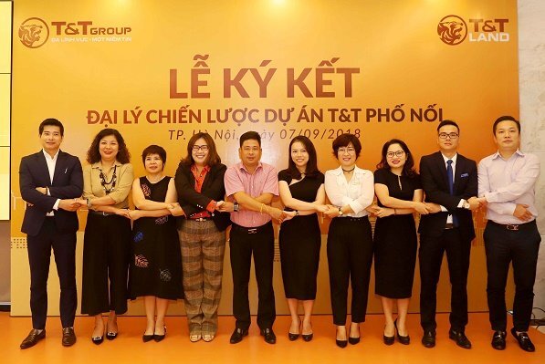 Cái bắt tay 'win - win' giữa T&T Land và 5 đại lý phân phối dự án T&T Phố Nối